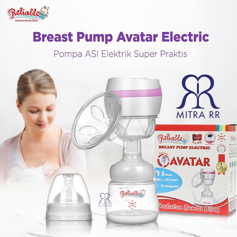 Reliable Electric Breast Pump Avatar / Pompa ASI Elektrik Single Portable USB Charge