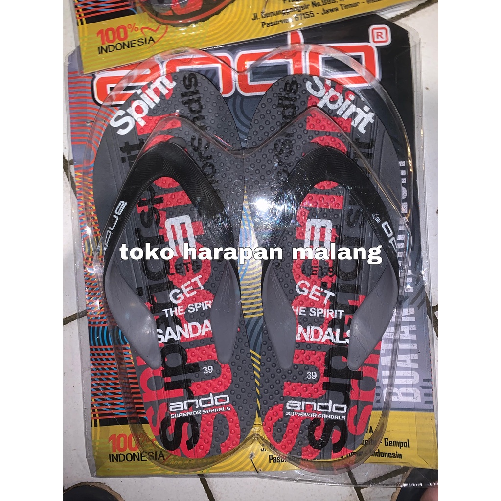 ando diablo sandal jepit pria dewasa [TOKO HARAPAN MALANG]