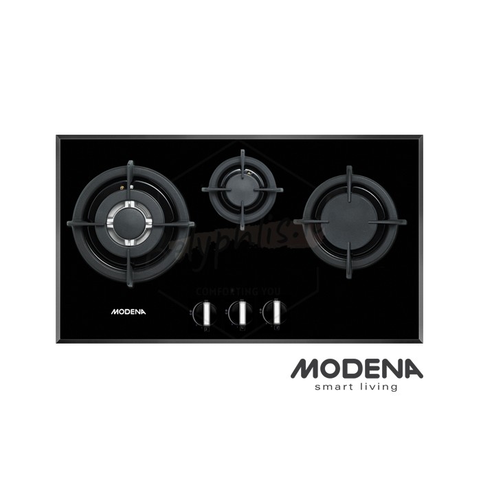 CRISTA - BH 1735 | Modena Kompor Tanam Gas 3 Tungku | Kompor Gas