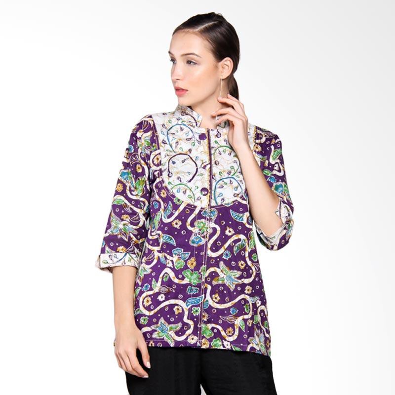 Blouse Batik I Blouse Kerja Batik I Baju Blouse Batik Wanita Dania