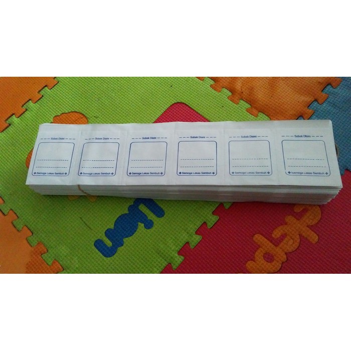 kertas puyer polos modern / kantung puyer modern