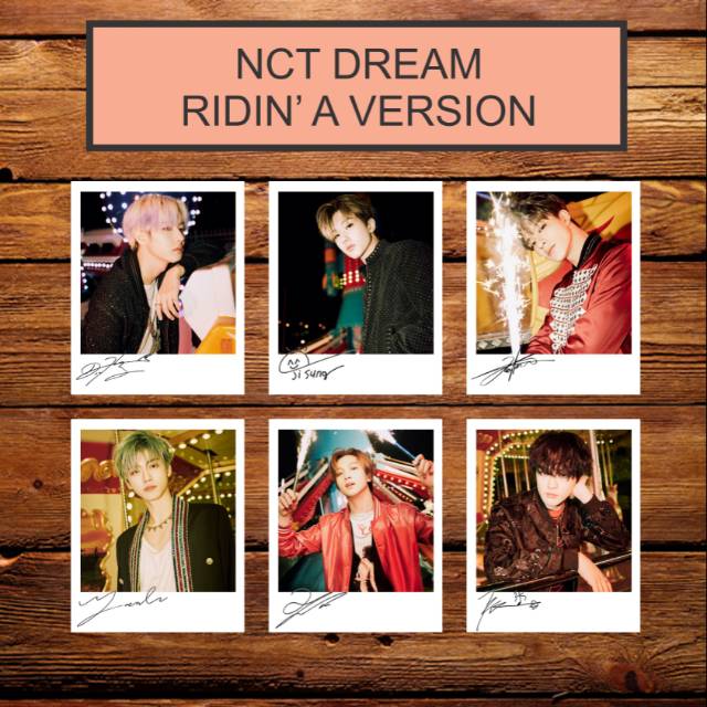 NCT DREAM RELOAD ALBUM SIGNED KPOP POLAROID