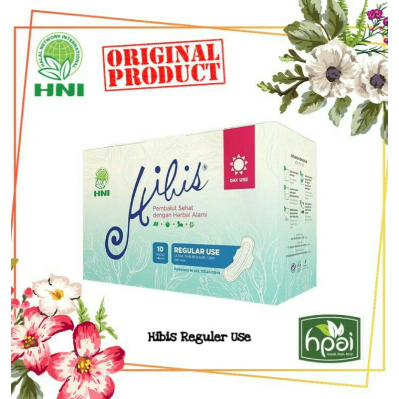 HIBIS REGULER USE HNI - HPAI (Pembalut Herbal)