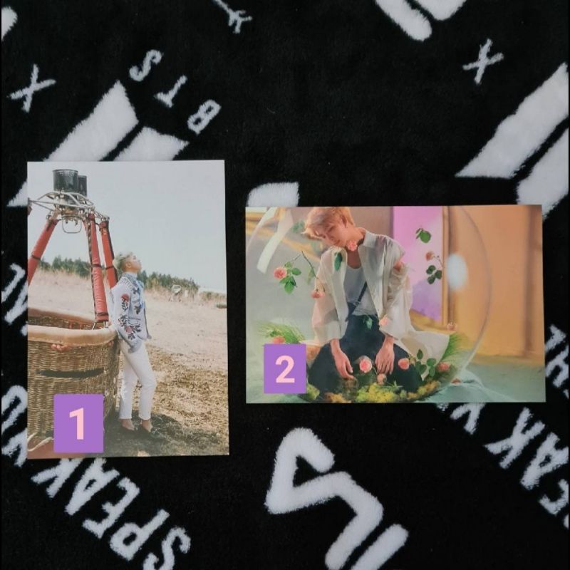 BTS RM Armypedia postcard