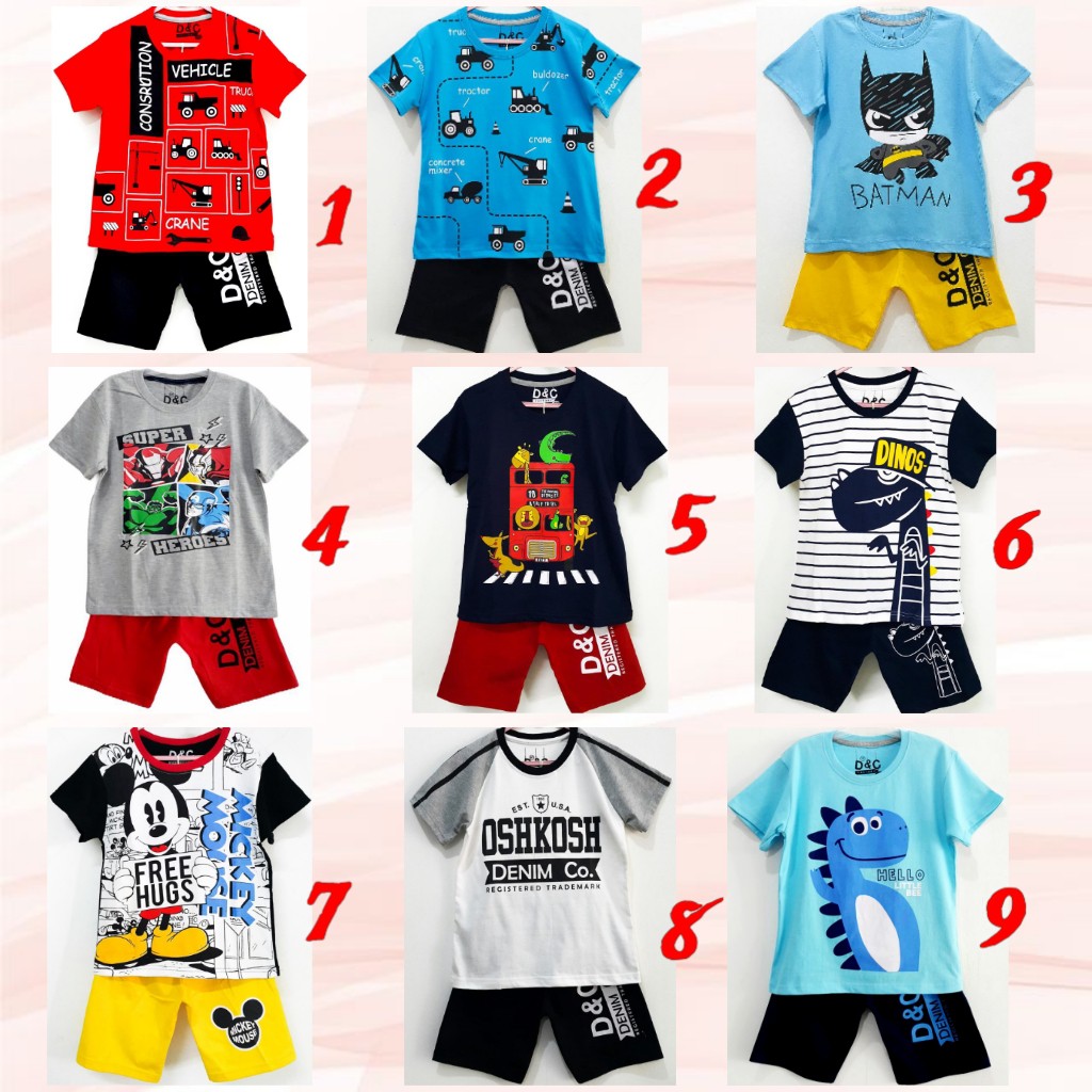 (COD) BERKAH RAMADHAN SALE CUCI GUDANG FASHION SETELAN ANAK 7 - 10 TAHUN KARAKTER KARTUN DISNEY