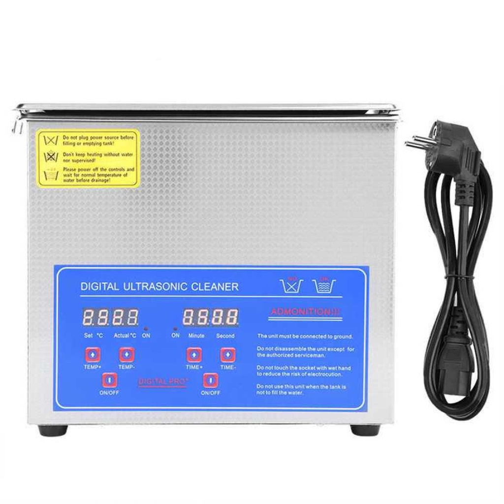 Mesin Pembersih Ultrasonic Cleaner 120W Cuci Perhiasan Lensa 3Liter