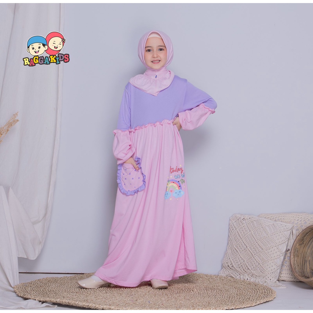 BAJU GAMIS ANAK TERBARU 2022 BAHAN KAOS BRANDED TANGGUNG PREMIUM NYAMAN TERLARIS RAGGAKIDS RG 53