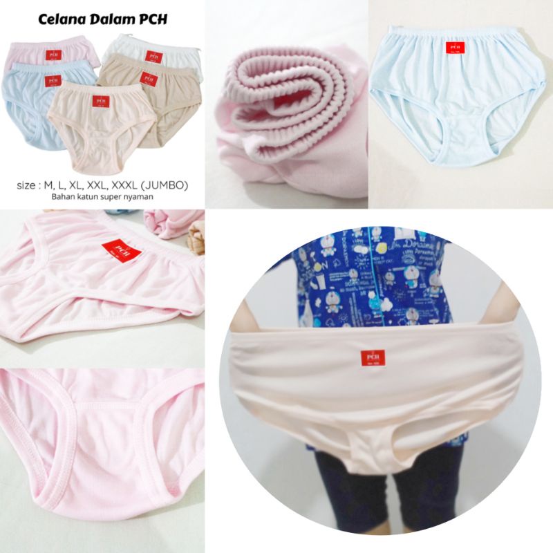 CELANA DALAM JUMBO WANITA LUSINAN/ CD JUMBO / CD BUMIL / CD XXXL PCH