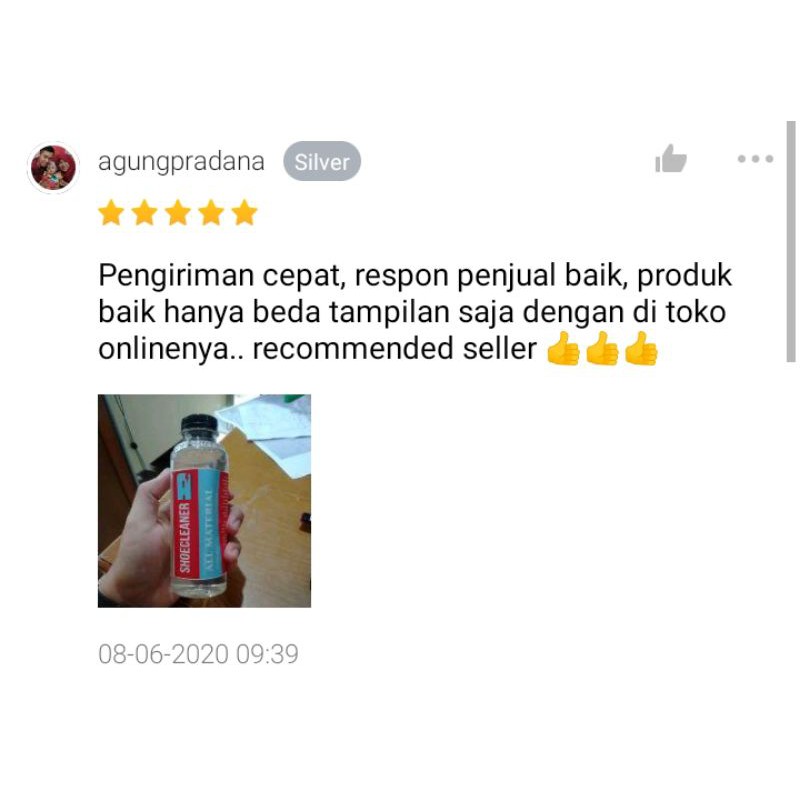 Shoecleaner 250ml sabun cuci laundry sepatu