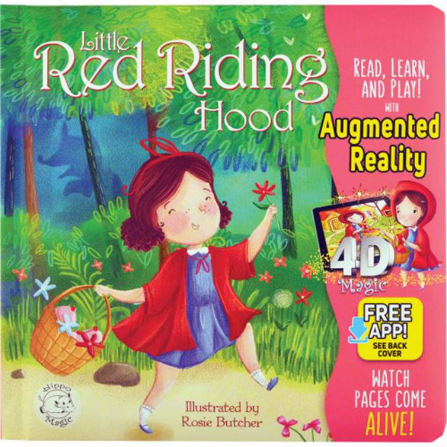 Buku Hits BBW AR Augmented Reality 4D The Three Little Pigs ABC Little Red Riding Hood Goldilocks