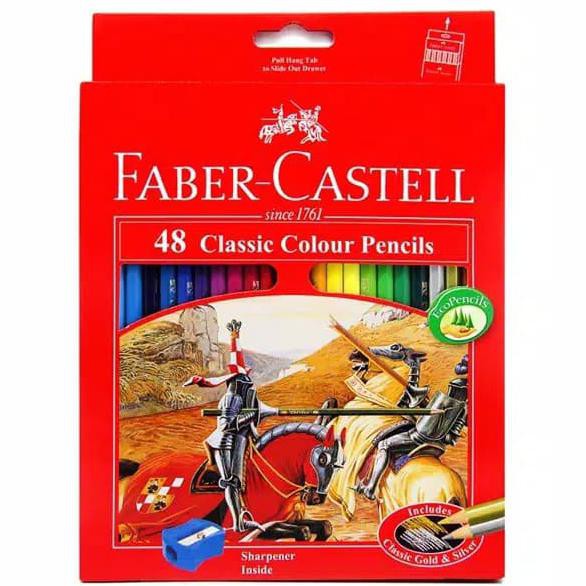

PROMO SPESIAL Pensil Warna Faber Castell 48 Warna Panjang
