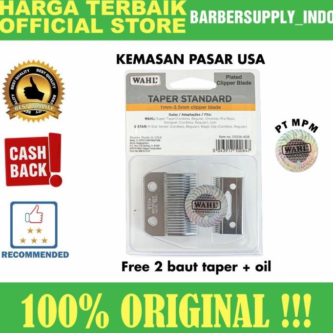 Mata Pisau Wahl Super Taper Original Usa Taper Blade Original Usa