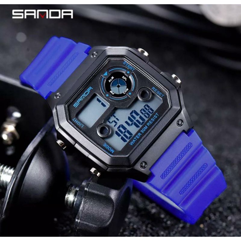 Jam Tangan Sanda Sporty Kasual Water Resist Terlaris Untuk Aktifitas