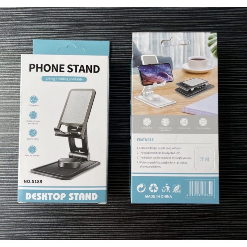 Stand Holder Putar SK-45 Hp Universal HD 45 Folding Desktop Handphone Tablet