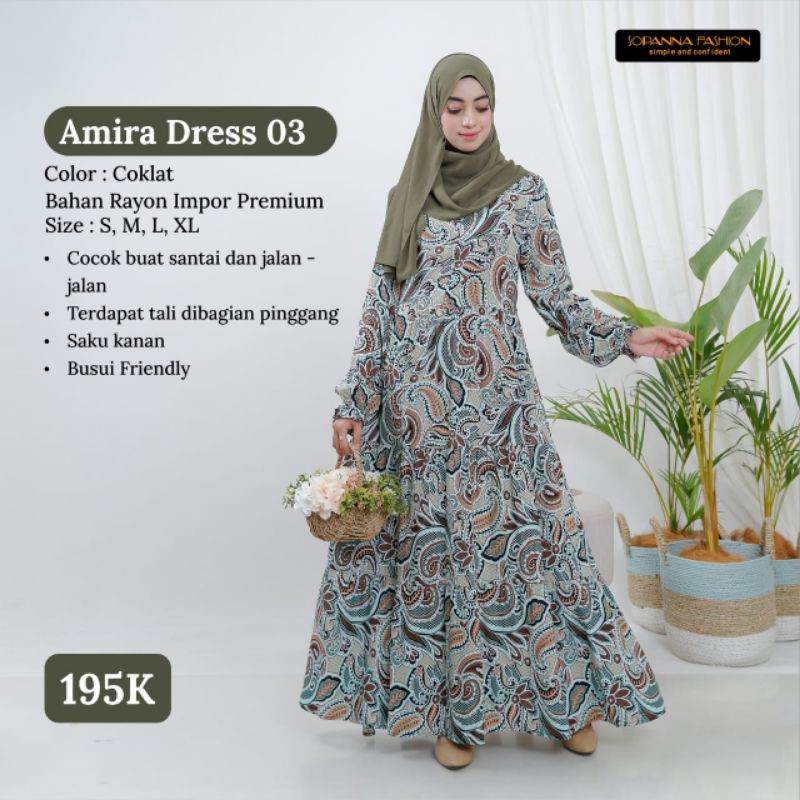 GAMIS RAYON BATIK AMIRA DRESS
