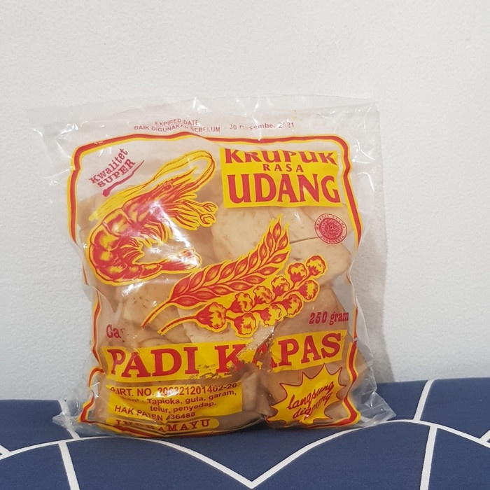 

MURAH Kerupuk Udang Cap Padi Kapas