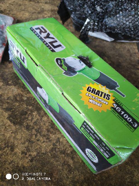 Ryu Rsg100-3 Mesin Gerinda Tangan Angle Grinder