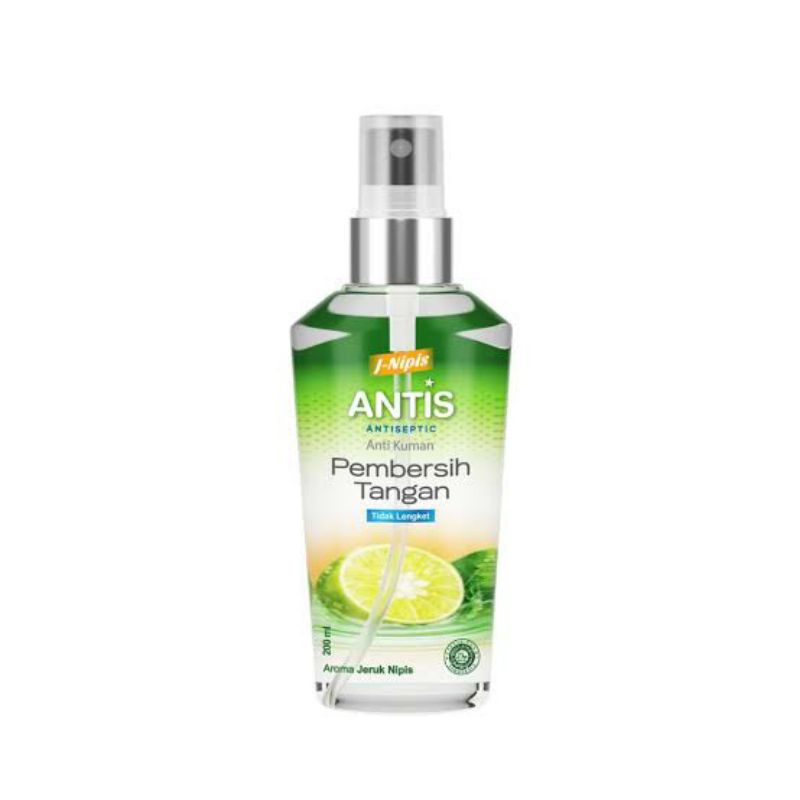 Antis Spray Hand Sanitizer 200 ml - Antis Spray Timun - Antis Spray Jeruk Nipis