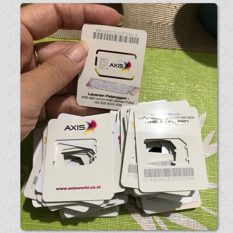 TERMURAH Cangkang Simcard Besar / Simcard bekas / kosong / kartu perdana kosong bekas
