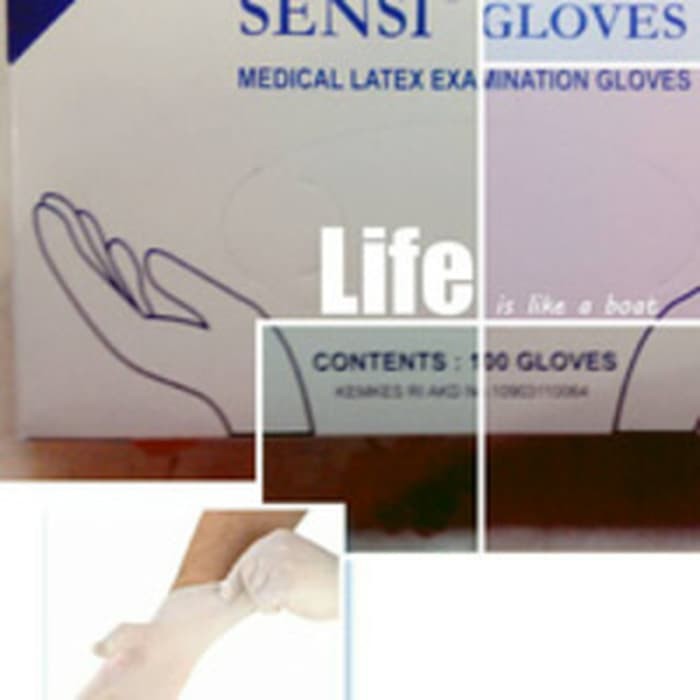 Sarung Tangan Karet - Medis - Sensi Gloves - Eceran