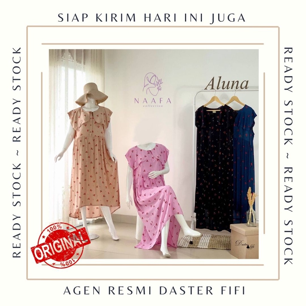 Aluna by Daster Fifi | Daster wanita motif | Daster bumil | Daster busui | daster fifi original