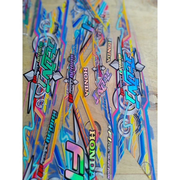 STRIPING BEAT LED 2020 TRANSPARAN HOLOGRAM CUSTOM JD LIST MOTOR BEAT 2020 HOLOGRAM