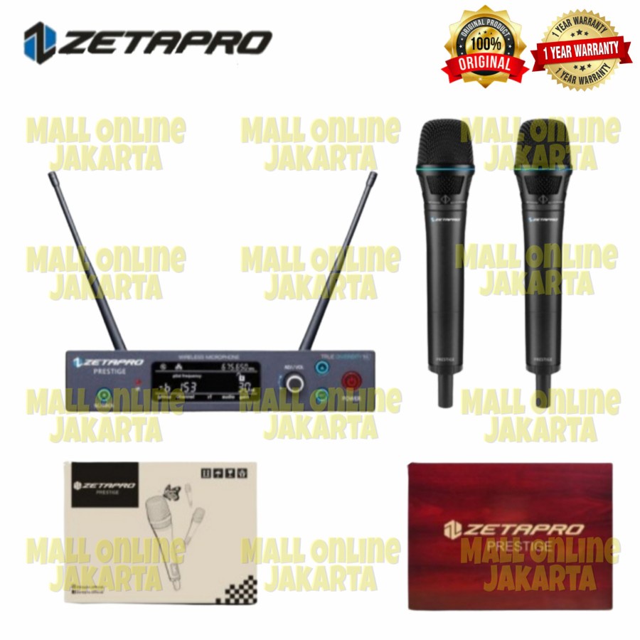 Mic wireless Zetapro Prestige Original Microphone wireles handle