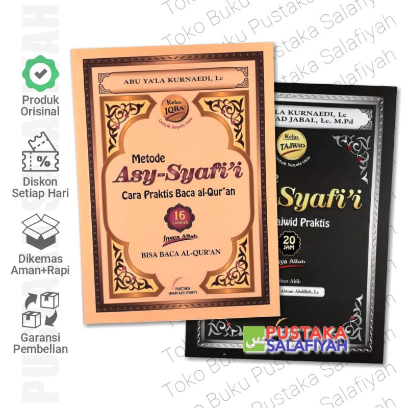 Paket Buku Islam - Metode Tajwid Asy-Syafi'i Iqra dan Tajwid Praktis