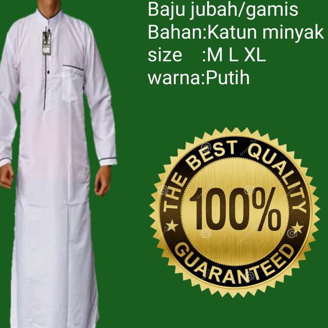 SELAMAT BELANJA DI TOKO KAMI BAJU JUBAH BAJU GAMIS BAJU MUSLIM PRIA - PUTIH TERIMAKASIH ATAS