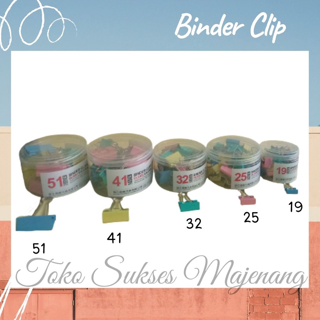

BINDER CLIP WARNA / BINDER KLIP
