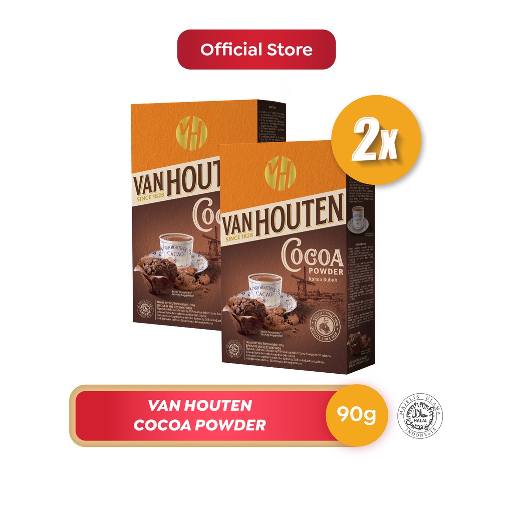 

Van Houten Bubuk Cocoa Powder 2 x 90 gr