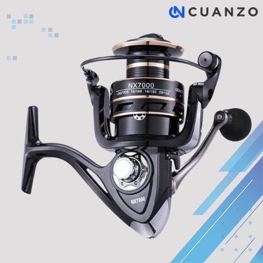 Gold Sharking NX4000 Metal Reel Fishing Reel 5.2:1 /  Rell Reel Rel Ril Riil Rill Gulungan Penggulung Kerek Kerekan Katrol Senar Pancing Pancingan Ikan Mas Udang Galatama Casting Tegek Tegeg Power Handle Laut Mini Anti Karat Murah Kuat Metal Alumunium