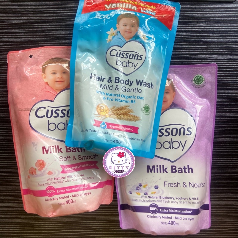 Cussons Baby Hair N Body wash  400ml / Cussons 2in1 baby bath- Cussons