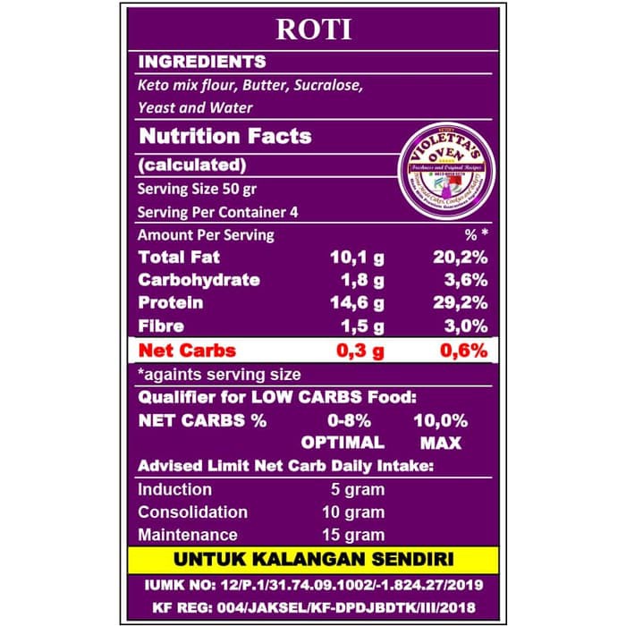 

Keto Paket 2 Mix Donat Roll Cake & Lapis Legit