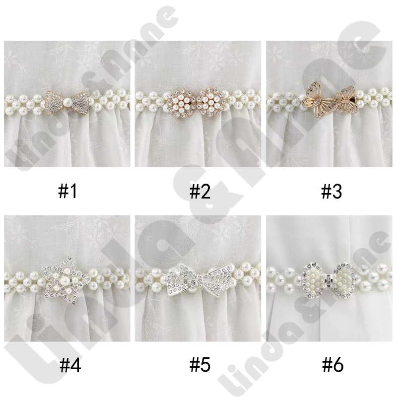 Ikat Pinggang Full Mutiara Imitasi Terbaru Style Women Pearl Belt - Gesper Mutiara Korean Import