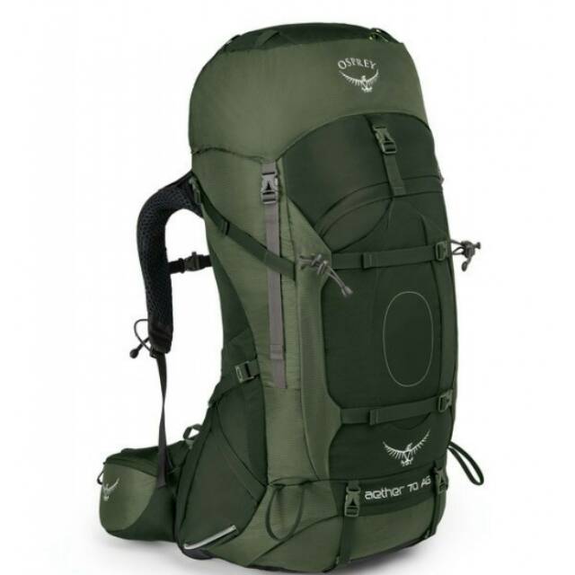 Tasransel / tasgunung / carrier Osprey AETHER AG 70L W RC