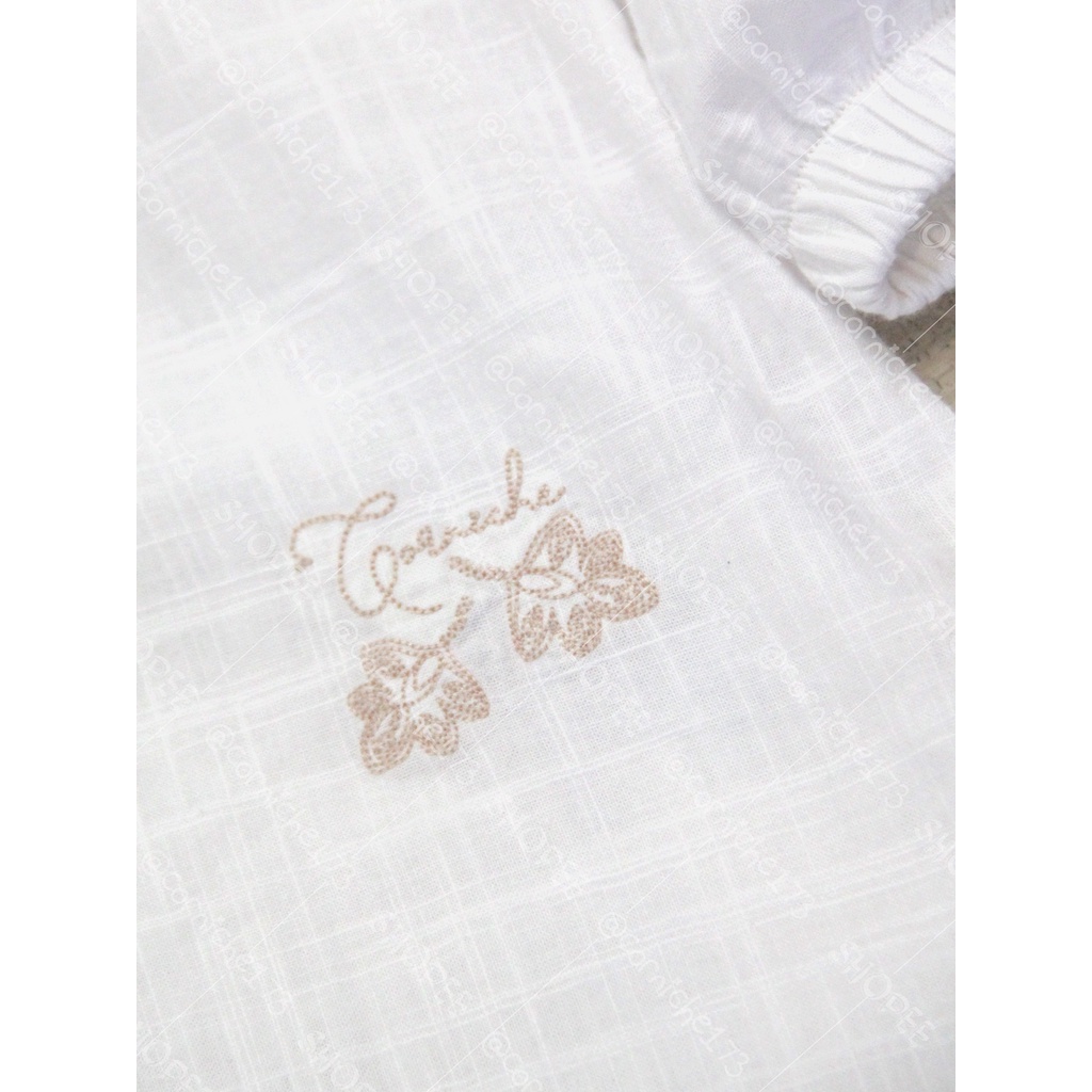 Corniche Kids Rina Blouse Kids Putih - TP K23117