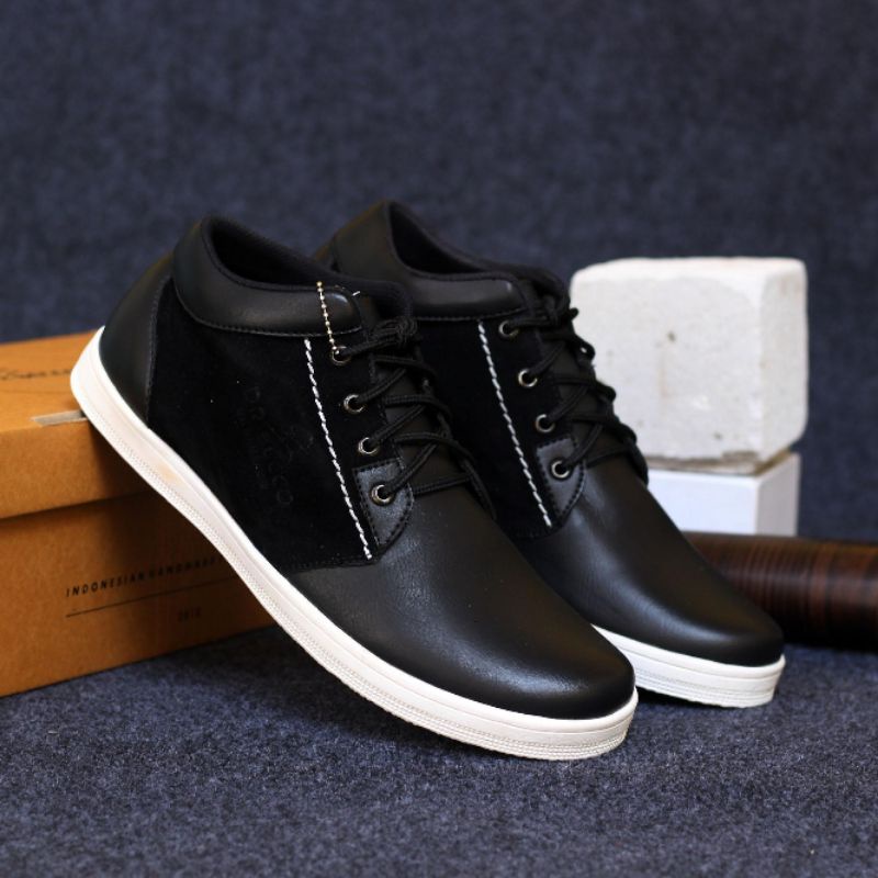 Semi Boot Pria - HARVES | Sepatu Loafers Formal Original Distro Dr Becco Kampus Kerja Gaya Jalan2 Santai