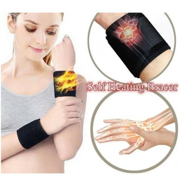 Ready Deker Pergelangan Tangan Sabuk Therapy Magnetic Pemanas