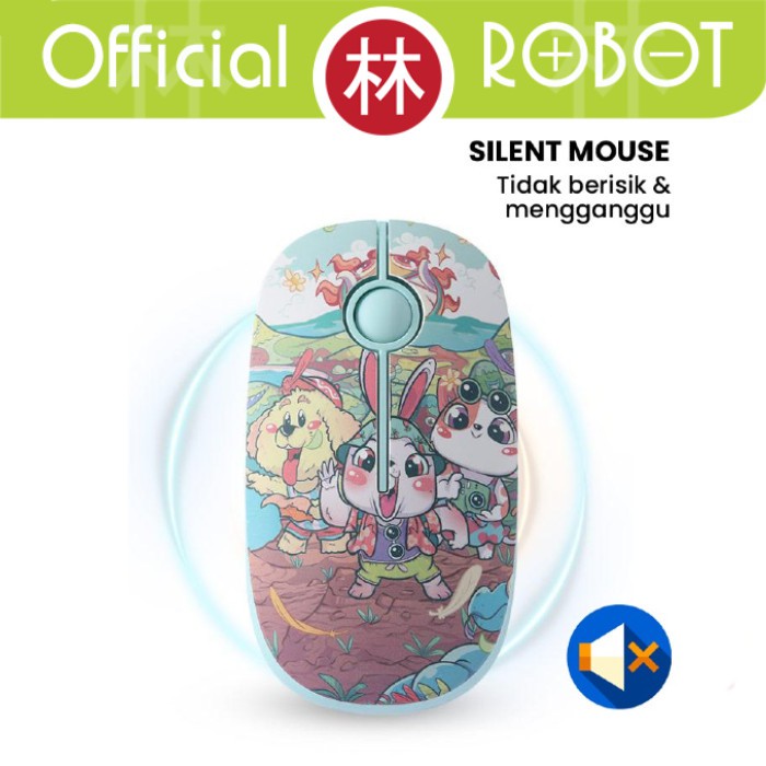 Robot M330 Wireless Mouse Silent Key Cherry Scroll Safari Version