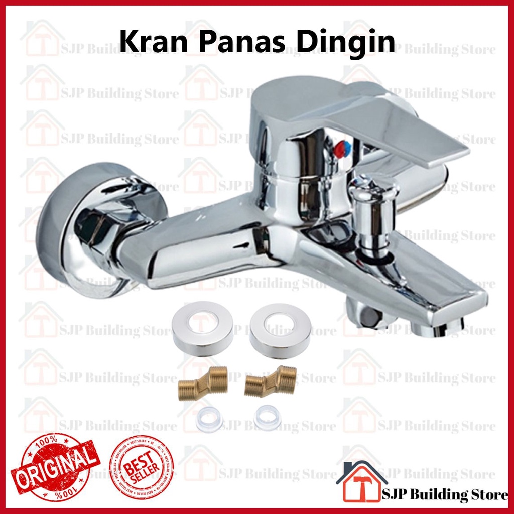 KRAN SHOWER PANAS DINGIN / KERAN KAMAR MANDI TOILET AIR PANAS DINGIN KERAN 2 CABANG / KERAN BATHUB