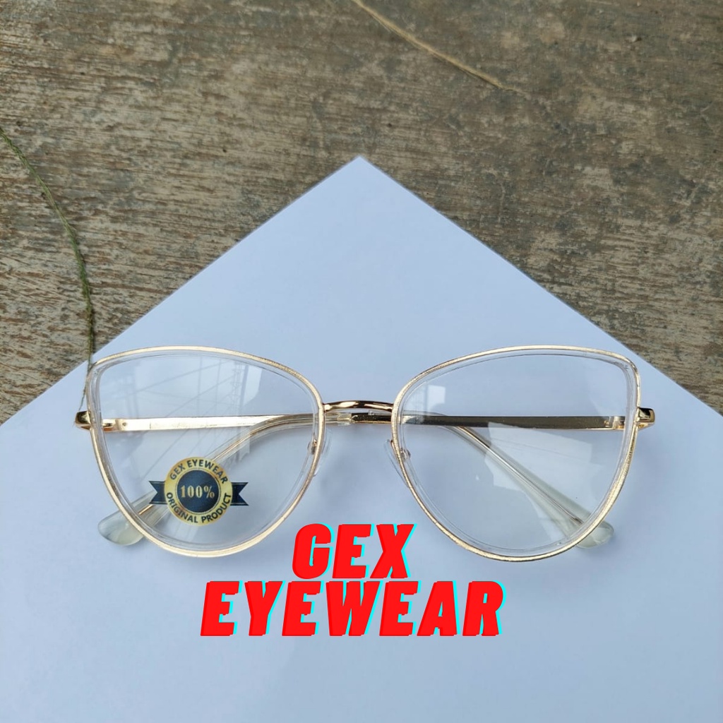 Frame Kacamata - Vani CAT EYE LENSA PHOTOCROMIC | BLUECROMIC | BLUERAY NORMAL MINUS CYL 98525