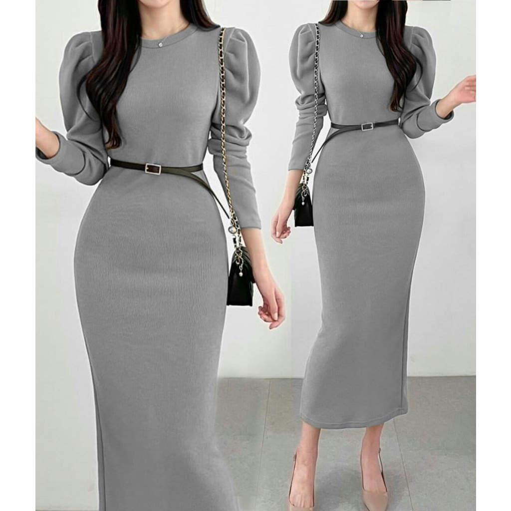 Dress Koyasi - Dress Lengan Panjang Perempuan - LongDress Wanita Terbaru - Casual Dress - Pakaian Wanita