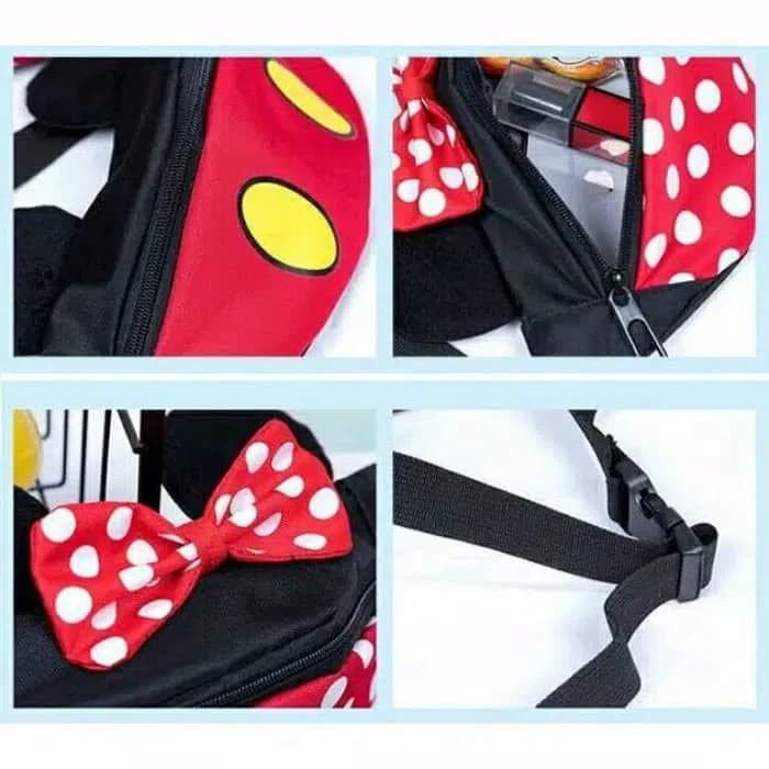 bumbag anak mickey mouse minnie mouse tas pinggang anak - Mickey