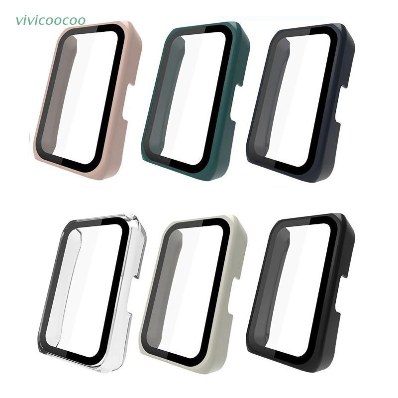 Vivi Casing Pelindung Huawei Band 7 Full Cover + tempered glass