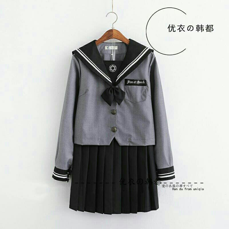 Seifuku (Ky013) High Quality-Japan Korean uniform cosplay seragam sekolah Jepang