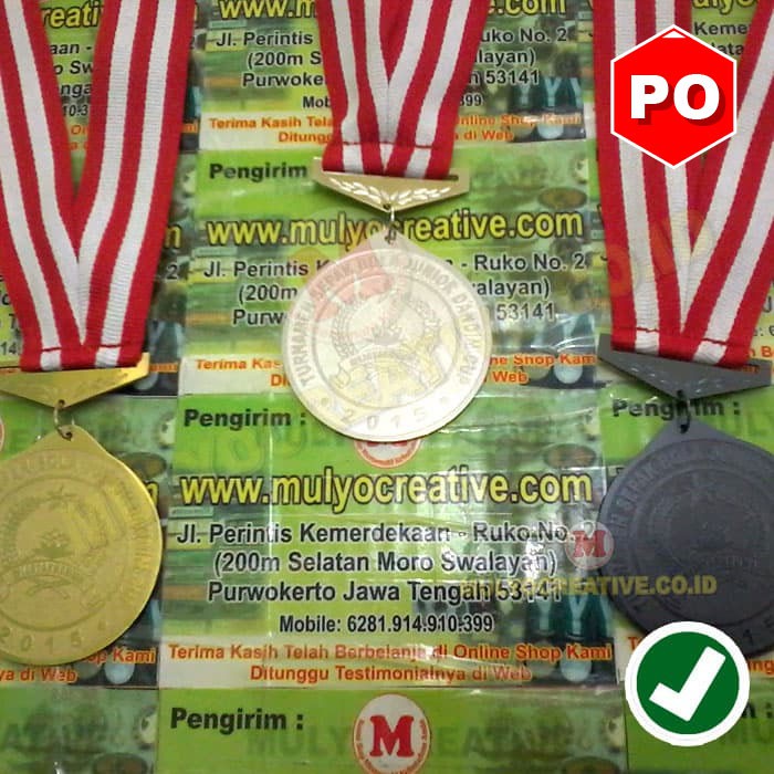 Jual Medali Lomba Medali Kejuaraan - Medali Full Logam Tebal 2mm ...