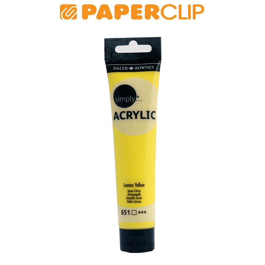 

ACRYLIC COLOR SIMPLY 75ML SL LEMON YELLOW