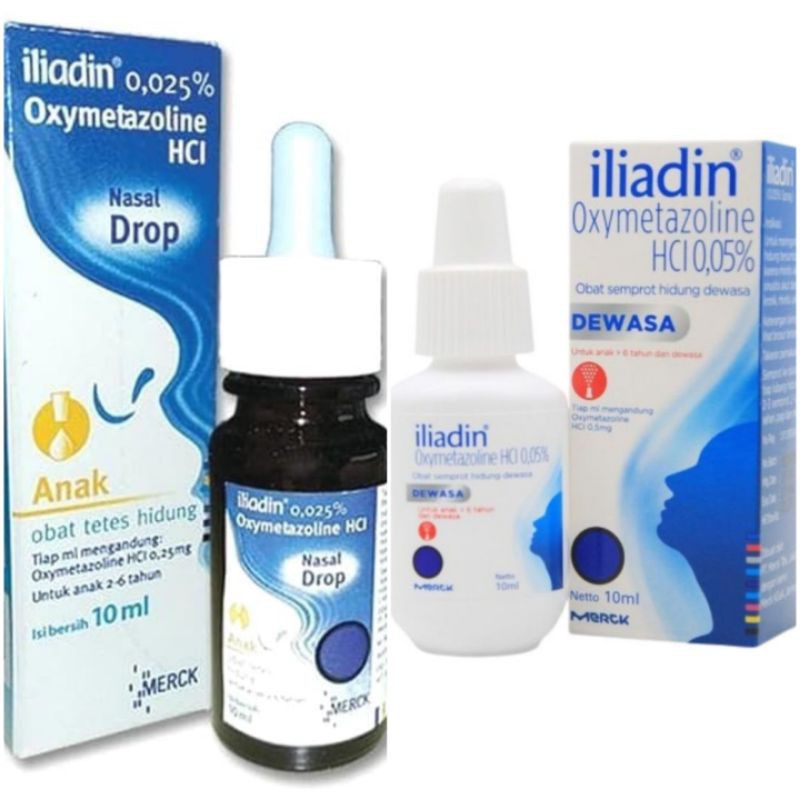 Iliadin Drops 10ml/ Iliadin Spray 10 ml Merck | Shopee Indonesia