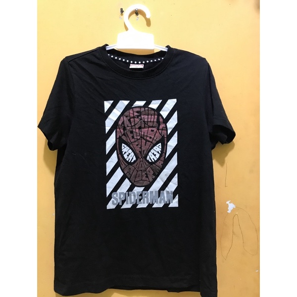 kaos anak marvel spiderman second brand